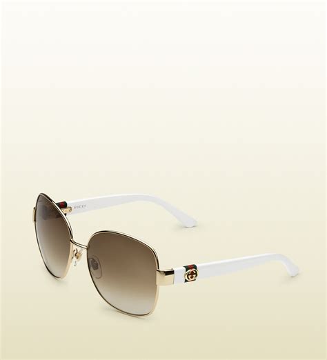 gucci glasses culture kings|Gucci GG1600S001 Sunglasses Gold .